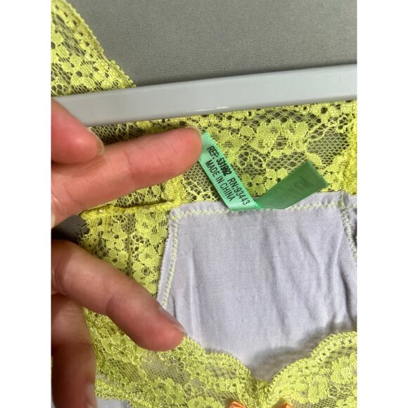 Honey Dew Tank top Fairy Y2K Retro Green Purple Lace 2000s Princess Baby Doll - Picture 8 of 11